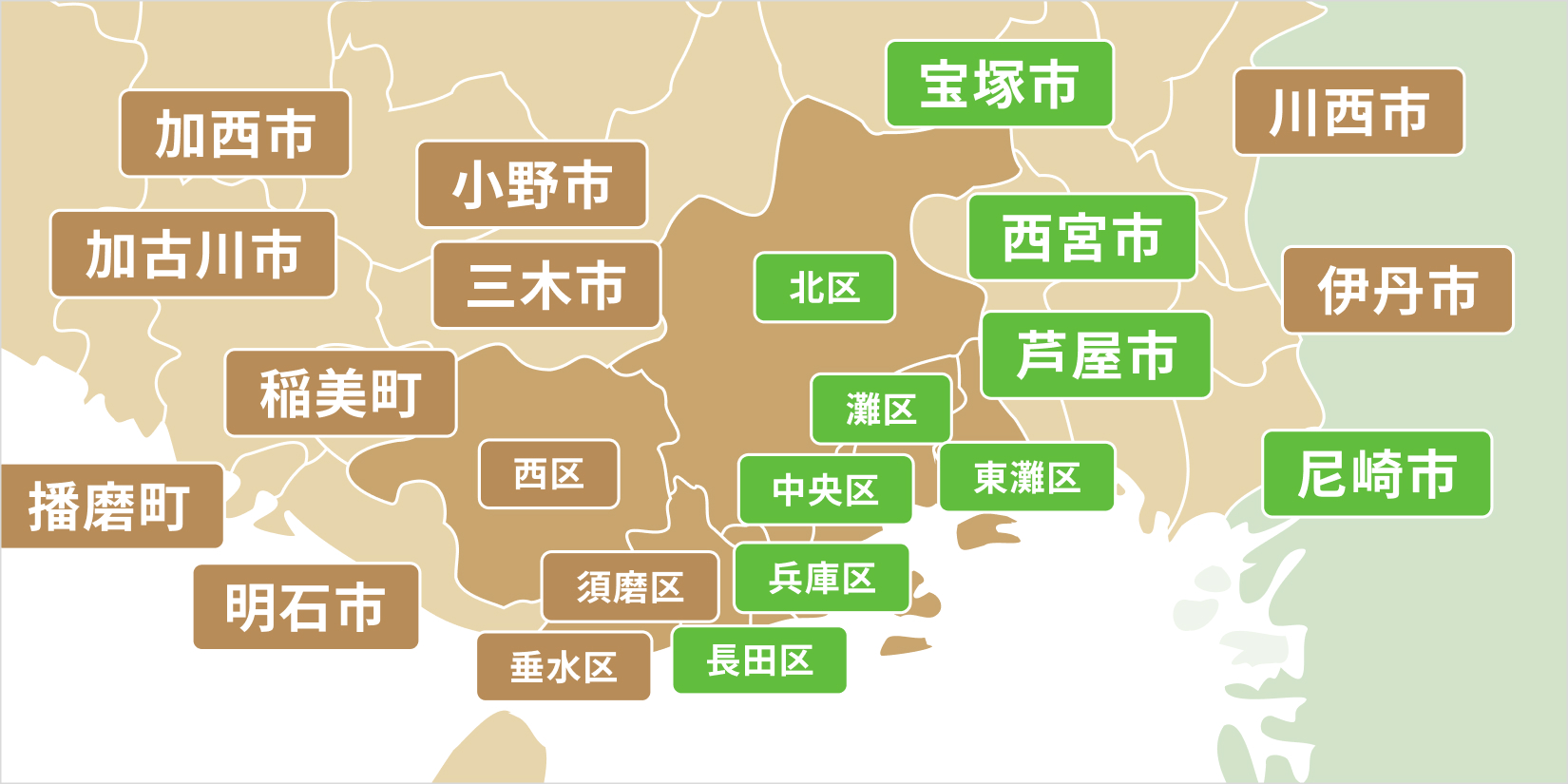 クラシ訪問看護ステーション周辺の通勤エリアマップ